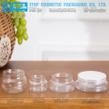 TJ-BV Series 80g 150g and 200g wide application single layer wide mouth color customizable pet jars with aluminum lid